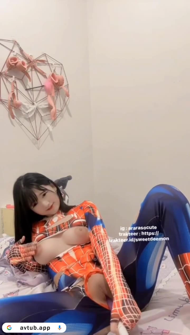 Arachu Spiderwoman Nakal Colmek Pake Sex Toys Rare